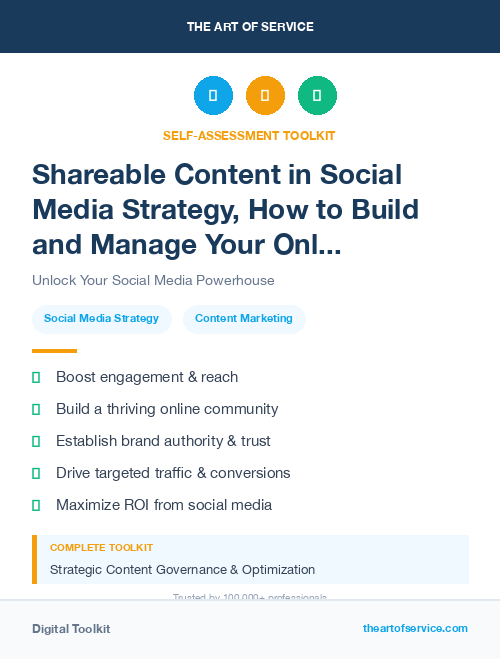 Shareable Content in Social Media Strategy, How to Build and Manage Your Online Presence and Reputation