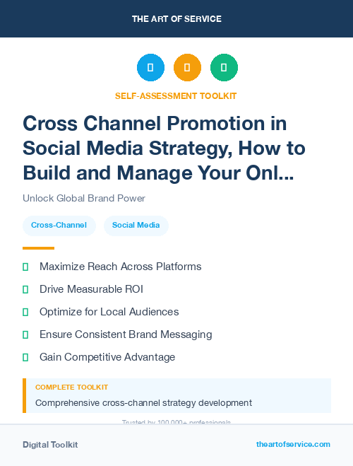 Cross Channel Promotion in Social Media Strategy, How to Build and Manage Your Online Presence and Reputation