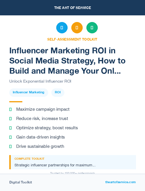 Influencer Marketing ROI in Social Media Strategy, How to Build and Manage Your Online Presence and Reputation
