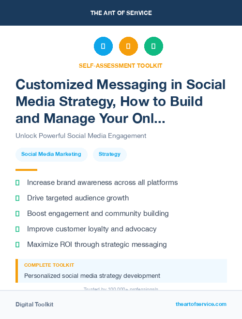 Customized Messaging in Social Media Strategy, How to Build and Manage Your Online Presence and Reputation