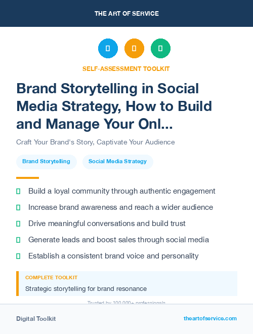 Brand Storytelling in Social Media Strategy, How to Build and Manage Your Online Presence and Reputation