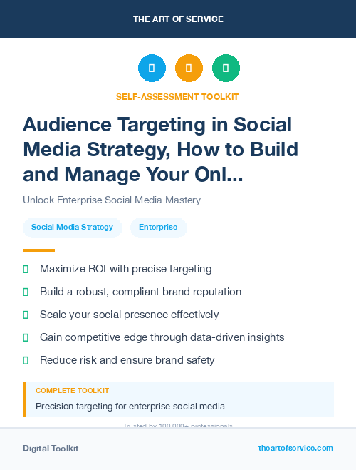 Audience Targeting in Social Media Strategy, How to Build and Manage Your Online Presence and Reputation