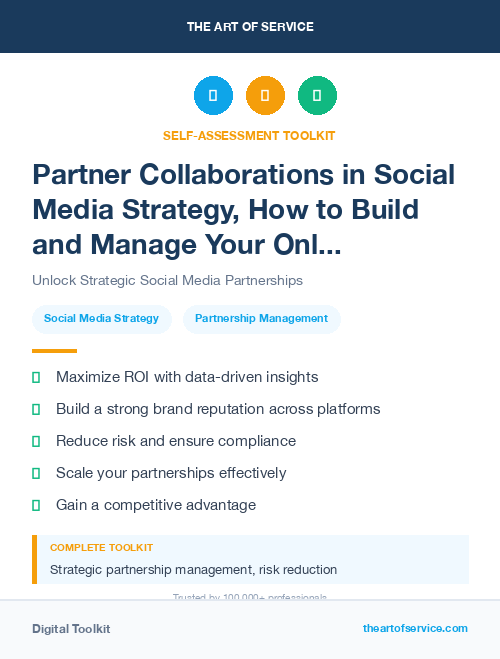 Partner Collaborations in Social Media Strategy, How to Build and Manage Your Online Presence and Reputation