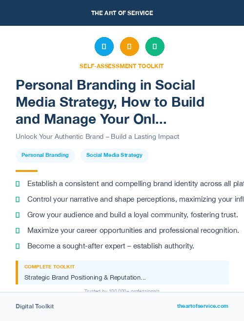 Personal Branding in Social Media Strategy, How to Build and Manage Your Online Presence and Reputation