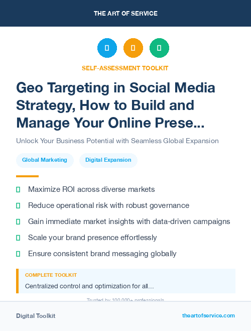 Geo Targeting in Social Media Strategy, How to Build and Manage Your Online Presence and Reputation