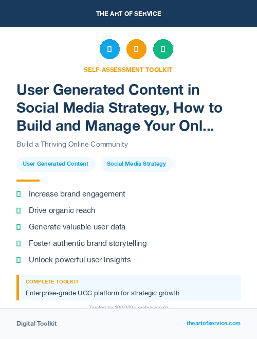 User Generated Content in Social Media Strategy, How to Build and Manage Your Online Presence and Reputation
