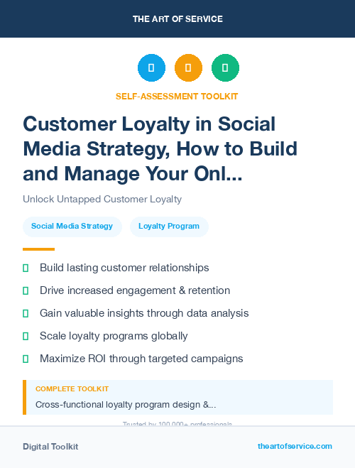 Customer Loyalty in Social Media Strategy, How to Build and Manage Your Online Presence and Reputation
