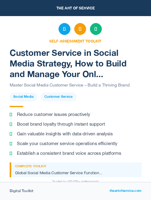 Customer Service in Social Media Strategy, How to Build and Manage Your Online Presence and Reputation