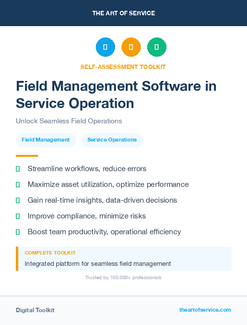 Field Management Software in Service Operation