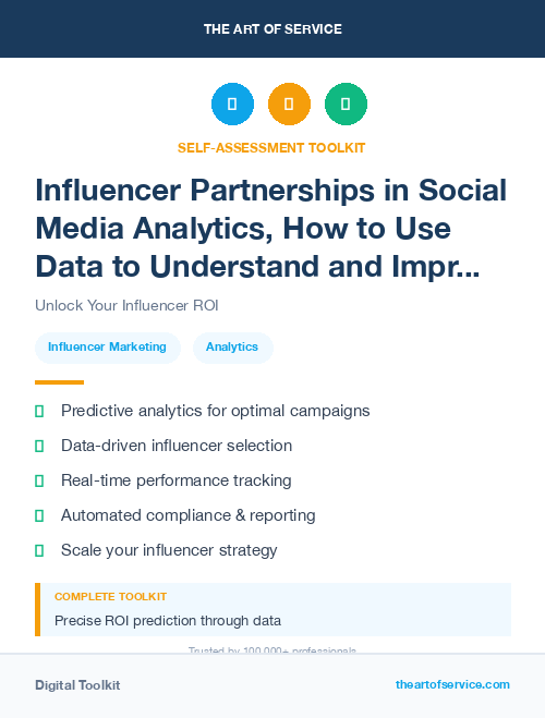 Influencer Partnerships in Social Media Analytics, How to Use Data to Understand and Improve Your Social Media Performance