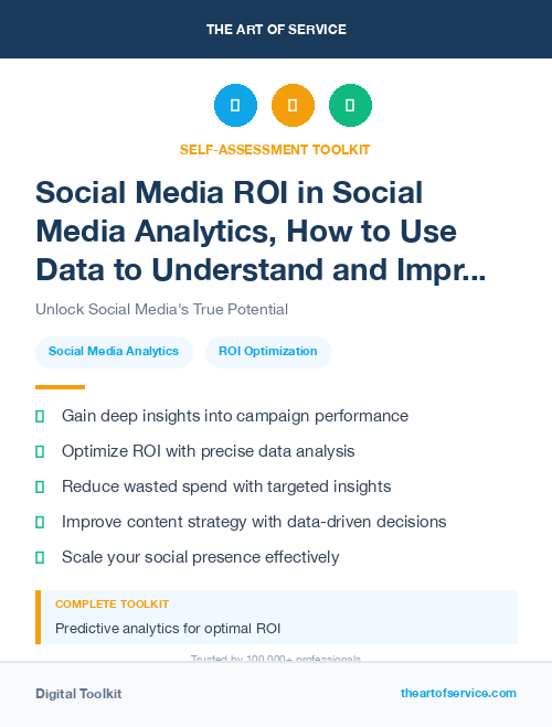Social Media ROI in Social Media Analytics, How to Use Data to Understand and Improve Your Social Media Performance