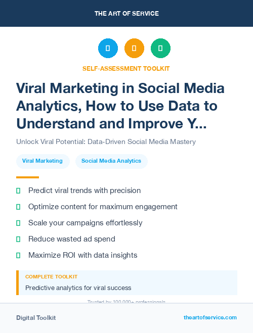 Viral Marketing in Social Media Analytics, How to Use Data to Understand and Improve Your Social Media Performance