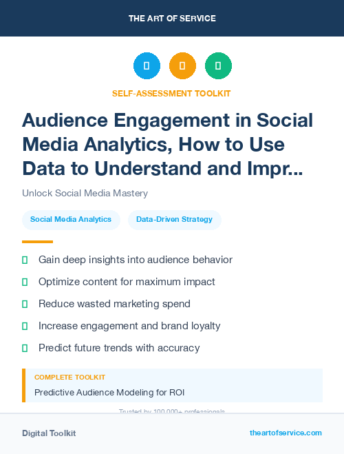 Audience Engagement in Social Media Analytics, How to Use Data to Understand and Improve Your Social Media Performance