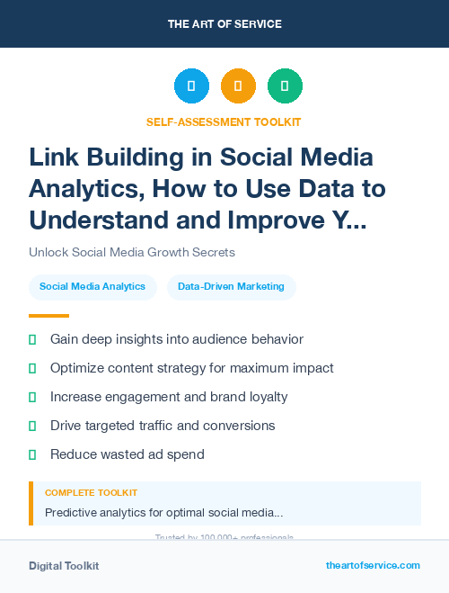 Link Building in Social Media Analytics, How to Use Data to Understand and Improve Your Social Media Performance