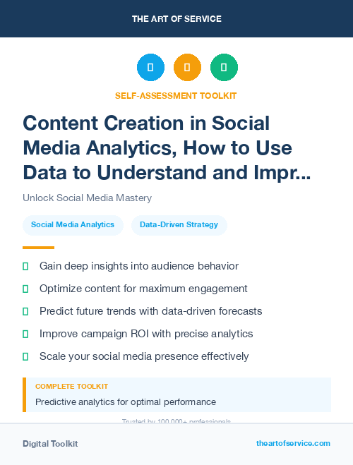 Content Creation in Social Media Analytics, How to Use Data to Understand and Improve Your Social Media Performance