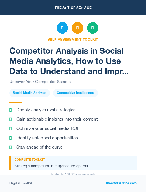 Competitor Analysis in Social Media Analytics, How to Use Data to Understand and Improve Your Social Media Performance
