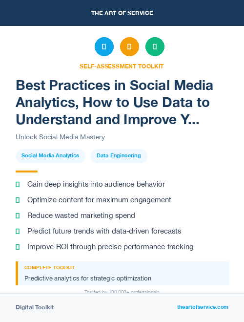 Best Practices in Social Media Analytics, How to Use Data to Understand and Improve Your Social Media Performance