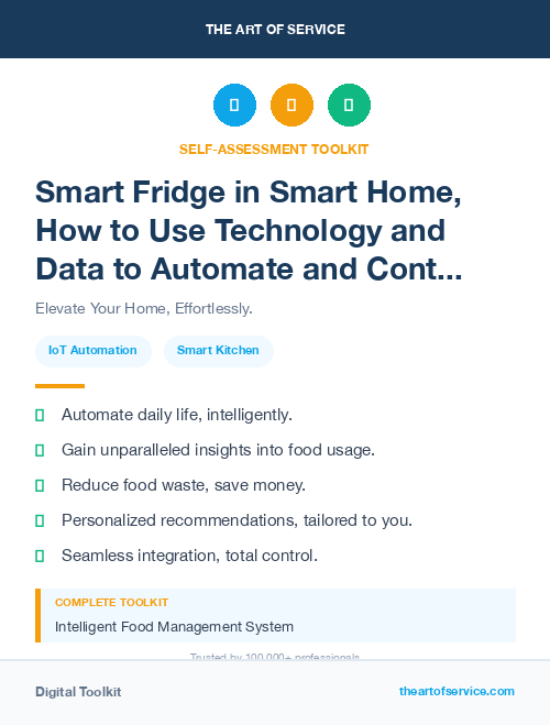 Smart Fridge in Smart Home, How to Use Technology and Data to Automate and Control Your Home