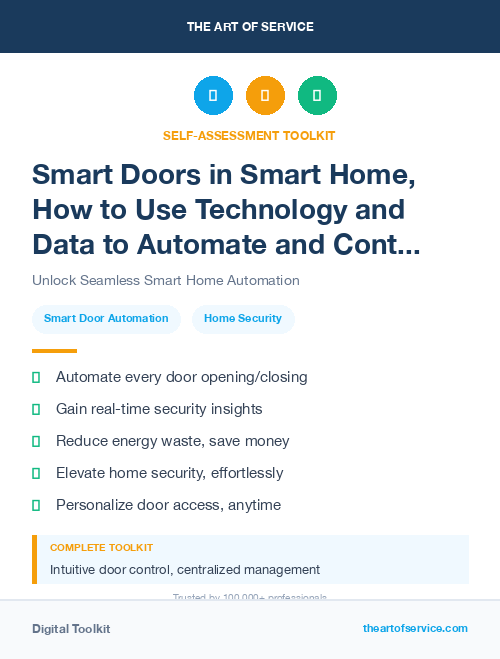 Smart Doors in Smart Home, How to Use Technology and Data to Automate and Control Your Home