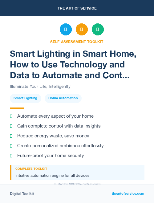 Smart Lighting in Smart Home, How to Use Technology and Data to Automate and Control Your Home