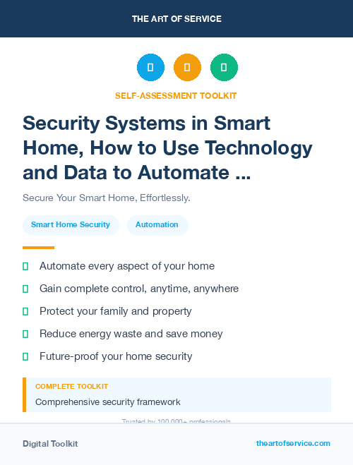 Security Systems in Smart Home, How to Use Technology and Data to Automate and Control Your Home