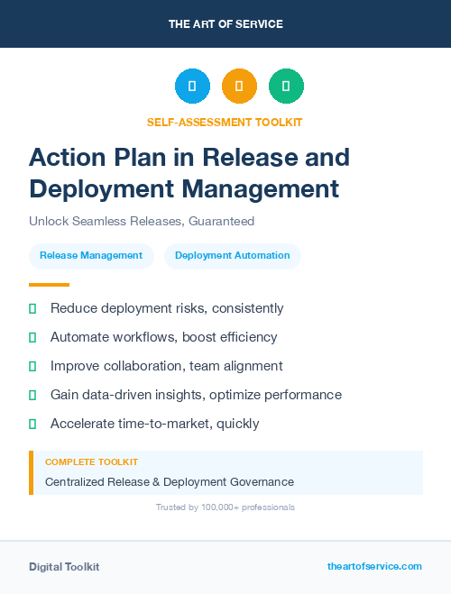 Action Plan in Release and Deployment Management