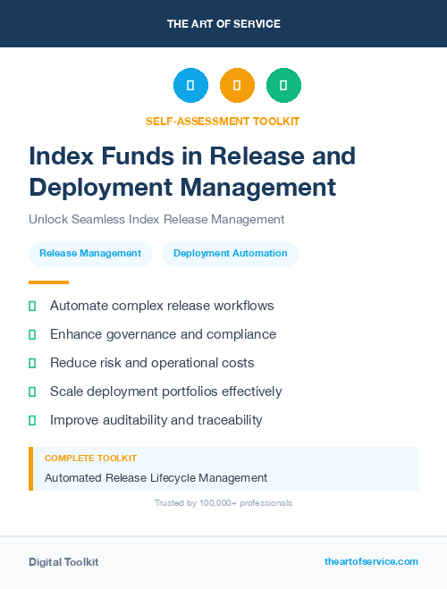 Index Funds in Release and Deployment Management