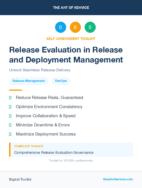 Release Evaluation in Release and Deployment Management