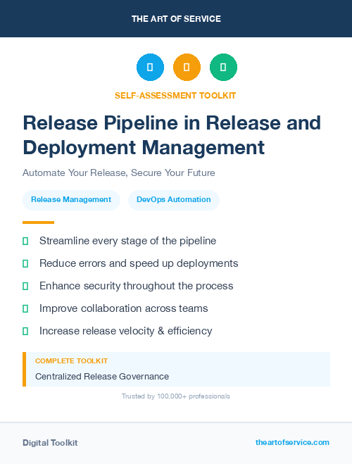Release Pipeline in Release and Deployment Management