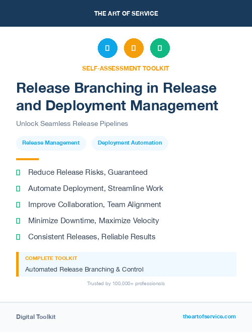 Release Branching in Release and Deployment Management