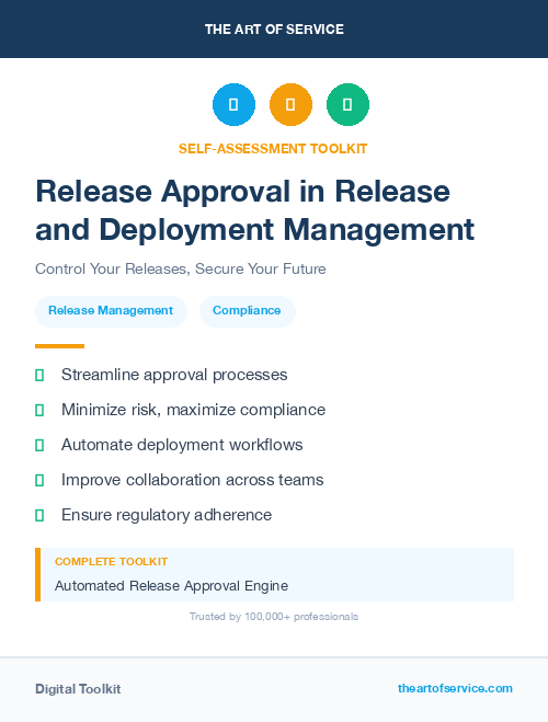 Release Approval in Release and Deployment Management