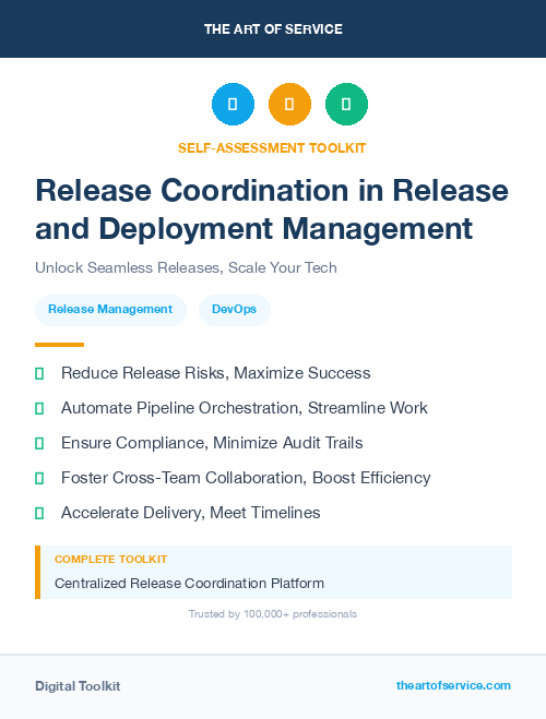 Release Coordination in Release and Deployment Management