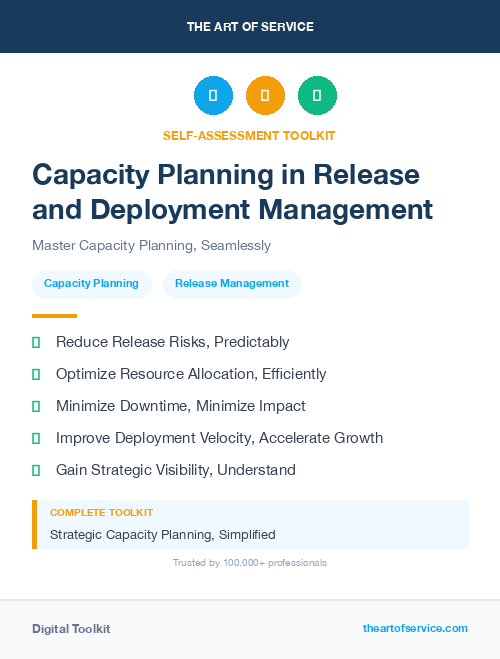 Capacity Planning in Release and Deployment Management