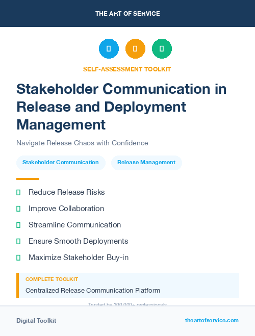 Stakeholder Communication in Release and Deployment Management