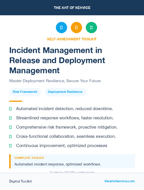 Incident Management in Release and Deployment Management