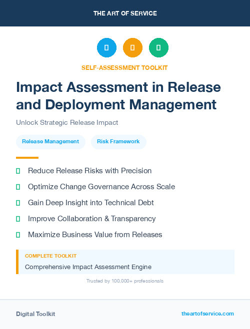 Impact Assessment in Release and Deployment Management