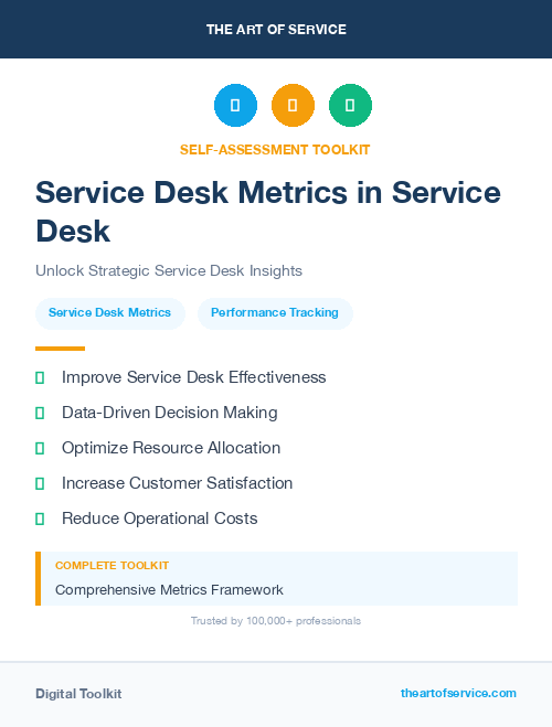 Service Desk Metrics in Service Desk