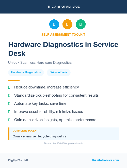Hardware Diagnostics in Service Desk