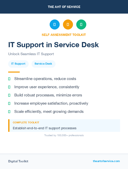 IT Support in Service Desk