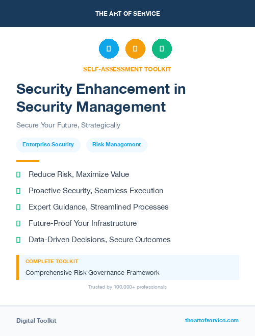 Security Enhancement in Security Management