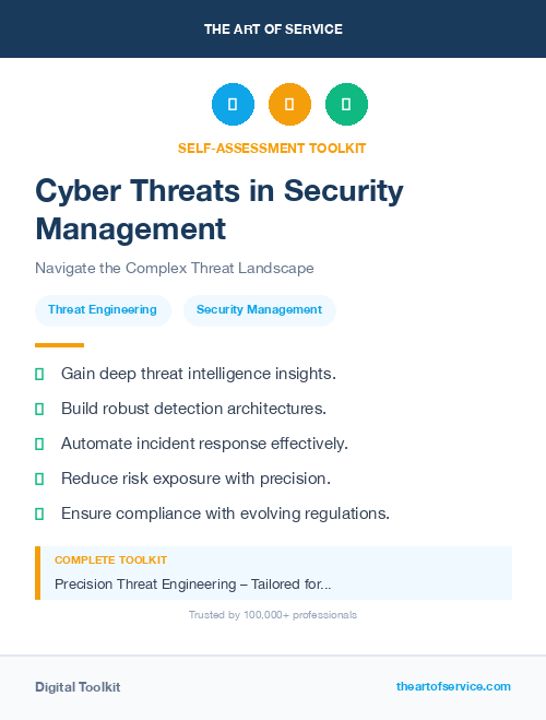Cyber Threats in Security Management