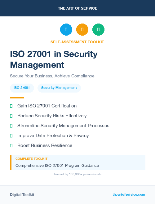 ISO 27001 in Security Management