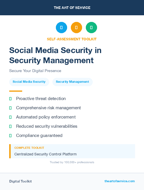 Social Media Security in Security Management