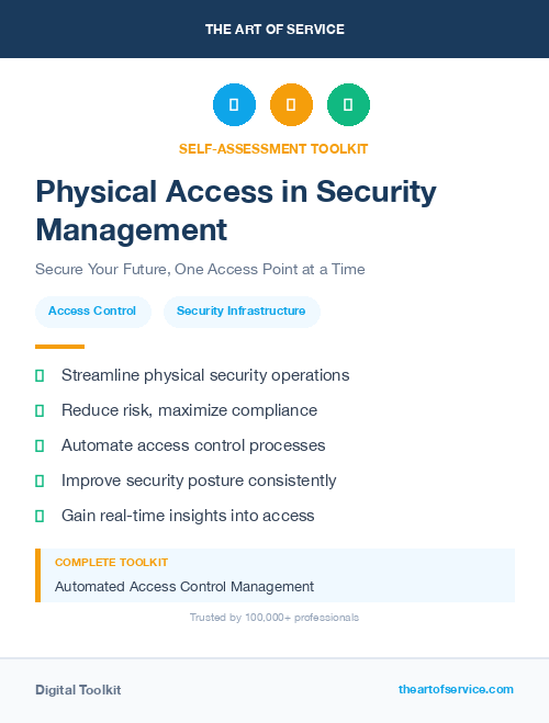 Physical Access in Security Management