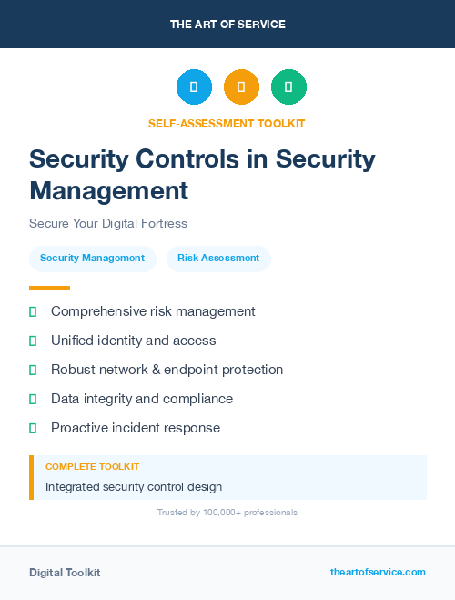 Security Controls in Security Management