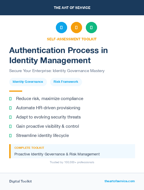 Authentication Process in Identity Management