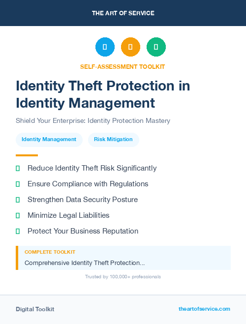 Identity Theft Protection in Identity Management