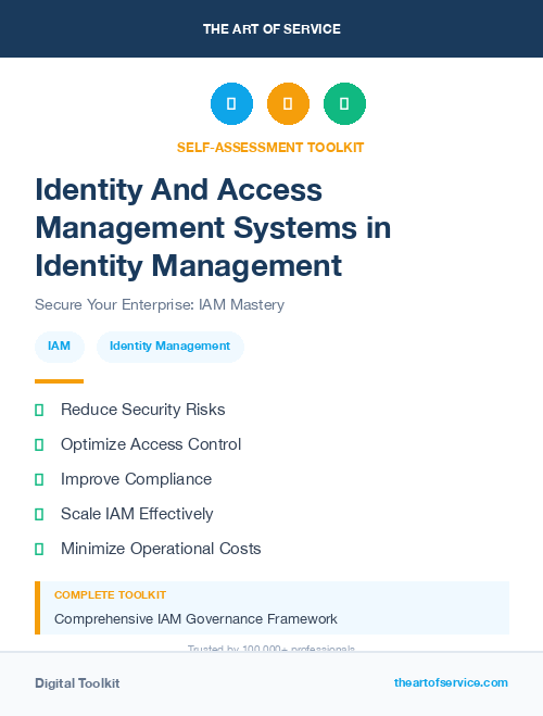 Identity And Access Management Systems in Identity Management
