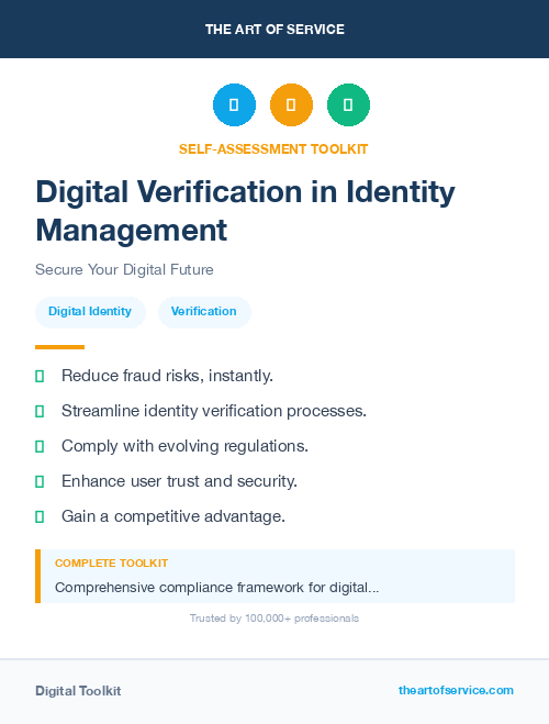 Digital Verification in Identity Management