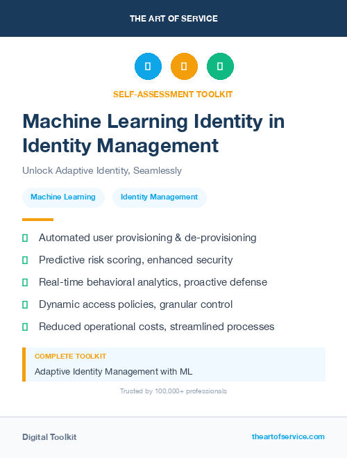 Machine Learning Identity in Identity Management
